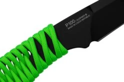 ANV Knives P100 Sleipner Cerakote, Neon Green Paracord, P100-043, Black Kydex Sheath, Couteau De Cou -Couteaux Boutique ANVP100 043 05 anv