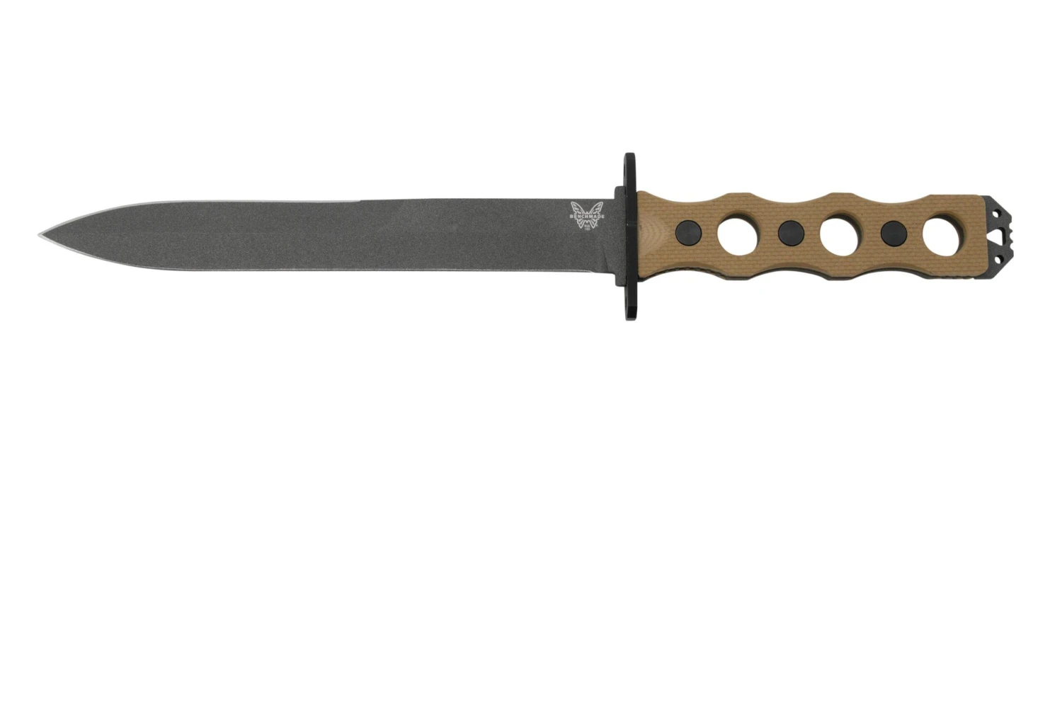 Benchmade SOCP Desert Tan 185BK-1 CPM 3V, Couteau Fixe, Greg Thompson Design 3 Benchmade SOCP Desert Tan 185BK-1 CPM 3V, Couteau Fixe, Greg Thompson Design