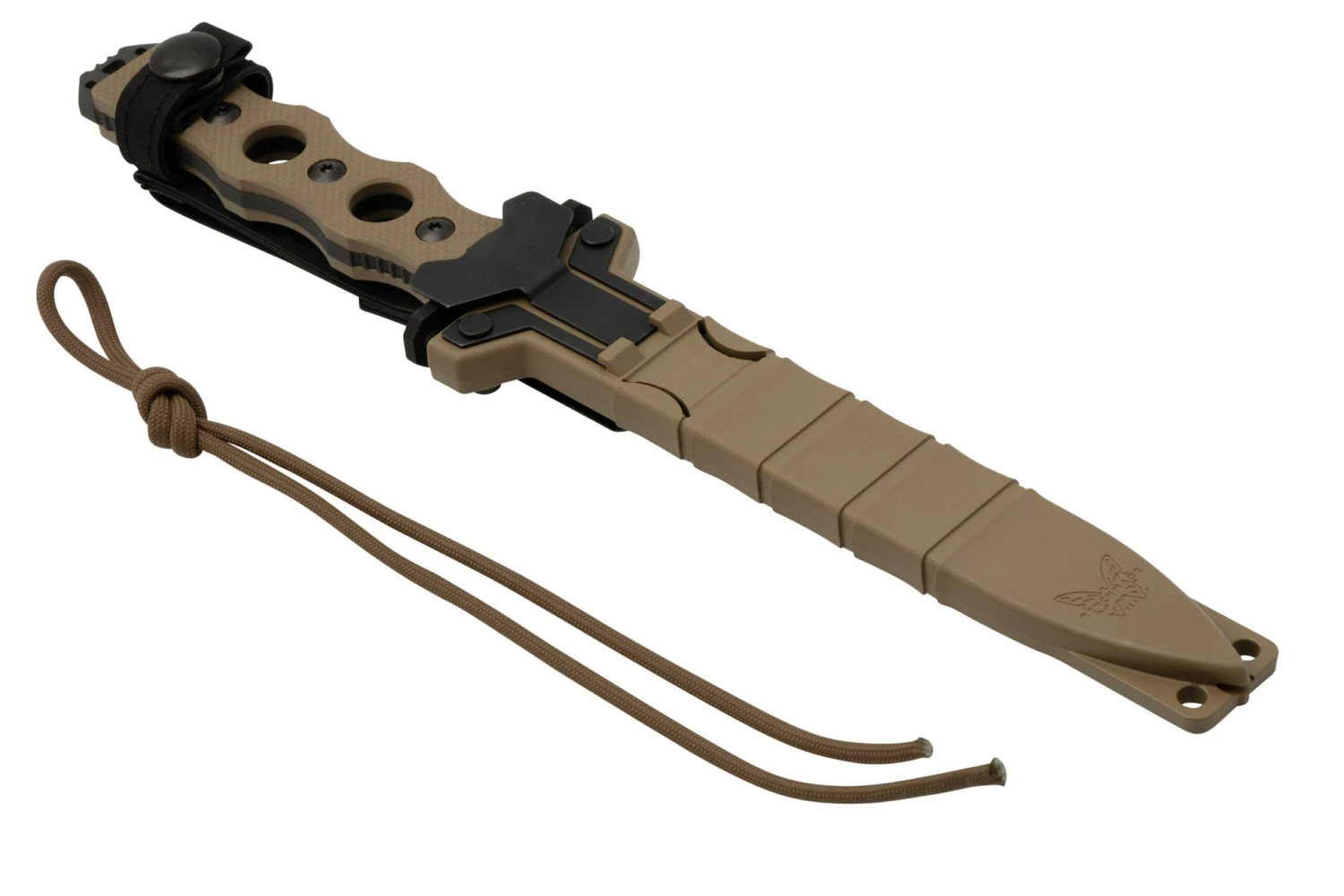 Benchmade SOCP Desert Tan 185BK-1 CPM 3V, Couteau Fixe, Greg Thompson Design 8 Benchmade SOCP Desert Tan 185BK-1 CPM 3V, Couteau Fixe, Greg Thompson Design – Image 6