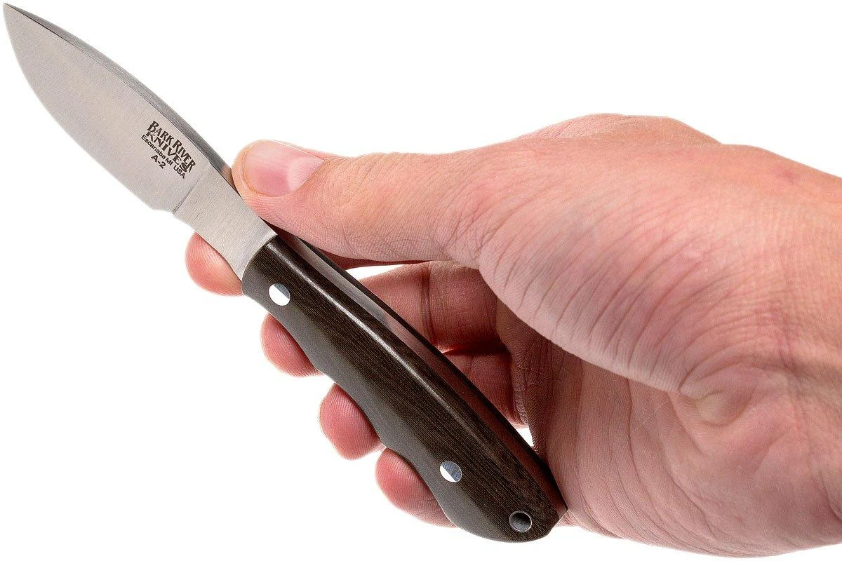 Bark River Mini Canadian A2, Green Canvas Micarta 8 Bark River Mini Canadian A2, Green Canvas Micarta – Image 6