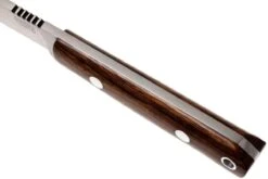 Bark River Bravo Necker II CPM 154CM, Desert Ironwood, Brown Sheath -Couteaux Boutique BRK07 002DIW2 05 bark river brk07 002diw2 05
