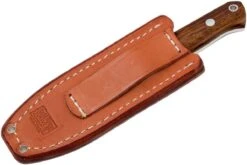 Bark River Bravo Necker II CPM 154CM, Desert Ironwood, Brown Sheath -Couteaux Boutique BRK07 002DIW2 08 bark river brk07 002diw2 08