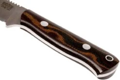 Bark River Bravo Necker II CPM 154CM, Burgundy Snakeskin Micarta -Couteaux Boutique BRK07 002SBC 04 bark river brk07 002sbc 13