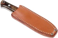 Bark River Bravo Necker II CPM 154CM, Burgundy Snakeskin Micarta -Couteaux Boutique BRK07 002SBC 07 bark river sheath v2018 brk07 002sbc 01