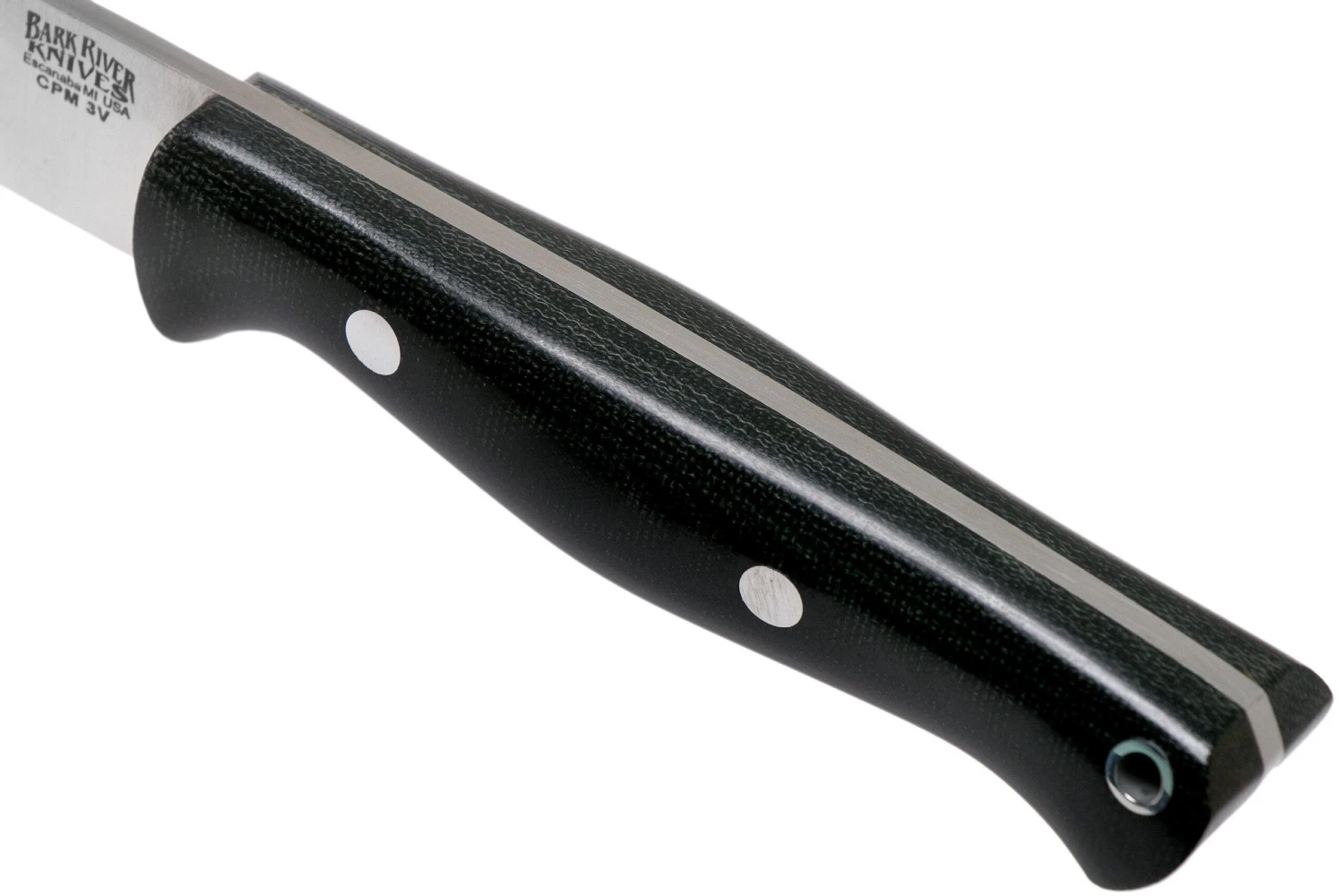 Bark River Gunny Hunter LT CPM 3V Black Canvas Micarta Couteau De Bushcraft 7 Bark River Gunny Hunter LT CPM 3V Black Canvas Micarta Couteau De Bushcraft – Image 5