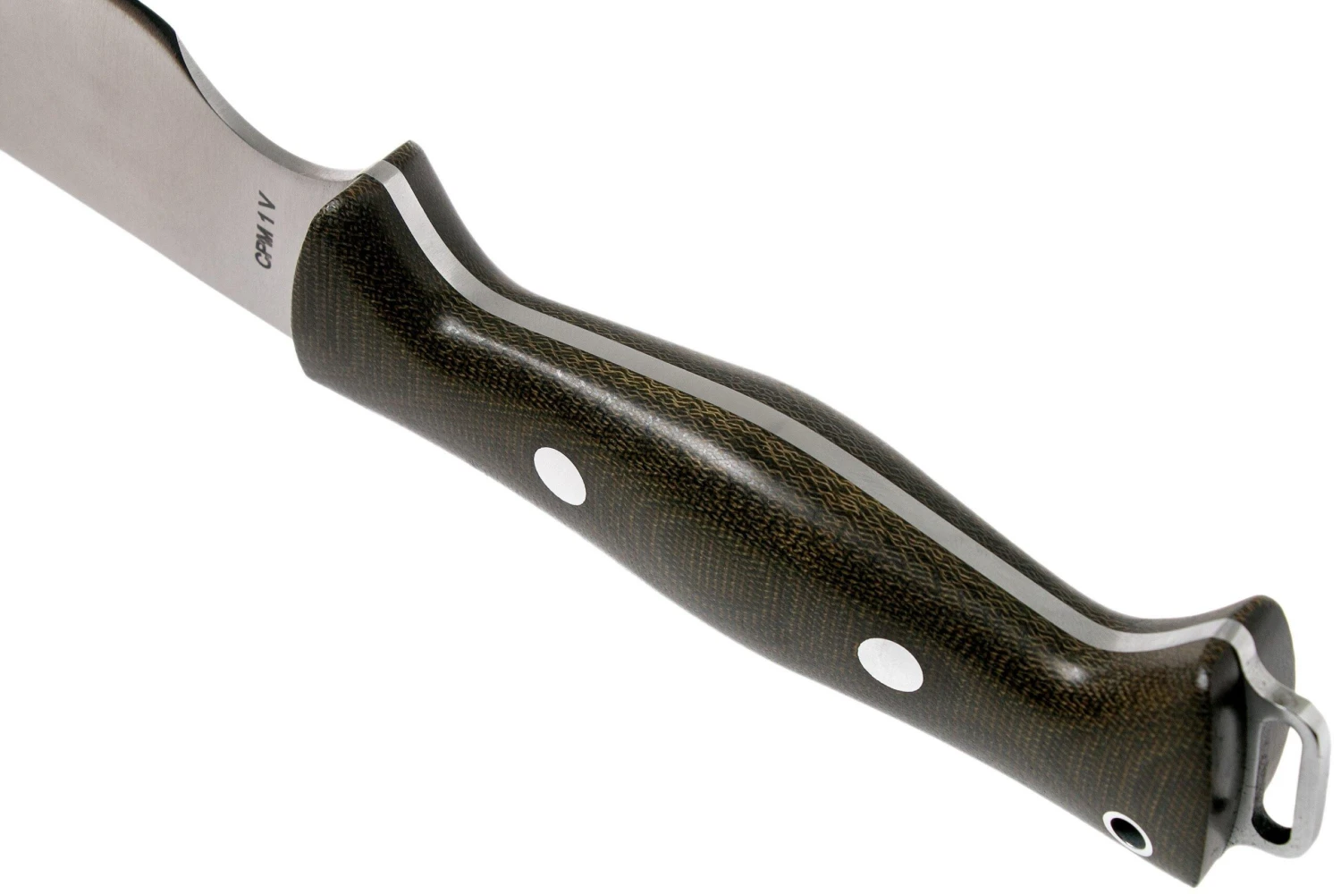 Bark River Bravo Machete CPM 1V Green Canvas Micarta Machette 6 Bark River Bravo Machete CPM 1V Green Canvas Micarta Machette – Image 4