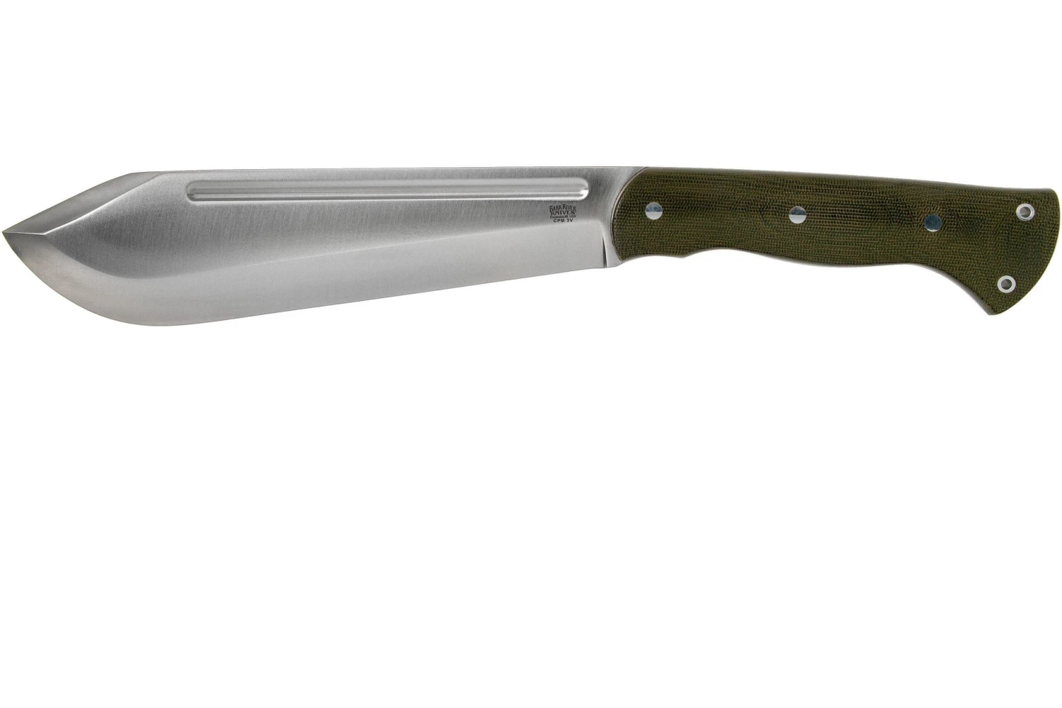 Bark River JX5 Vengeful 1 CPM 3V Green Canvas Micarta Machette Coupe-coupe 3 Bark River JX5 Vengeful 1 CPM 3V Green Canvas Micarta Machette Coupe-coupe