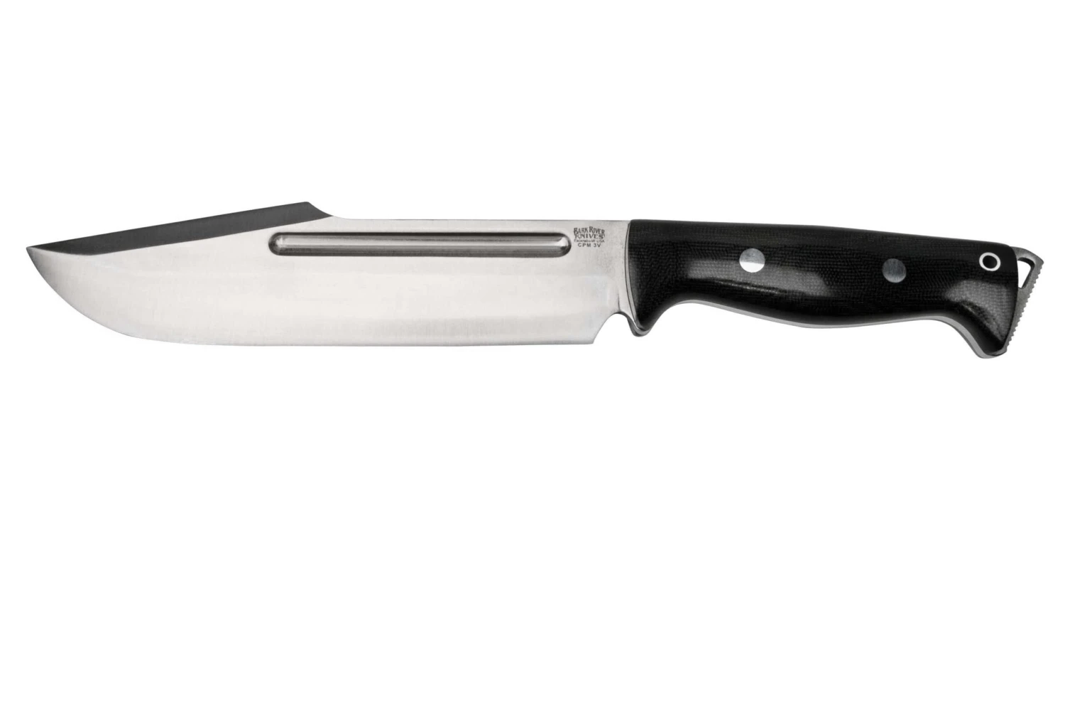 Bark River Bravo Tope Recon CPM 3V Black Canvas Micarta, Couteau De Survie 3 Bark River Bravo Tope Recon CPM 3V Black Canvas Micarta, Couteau De Survie