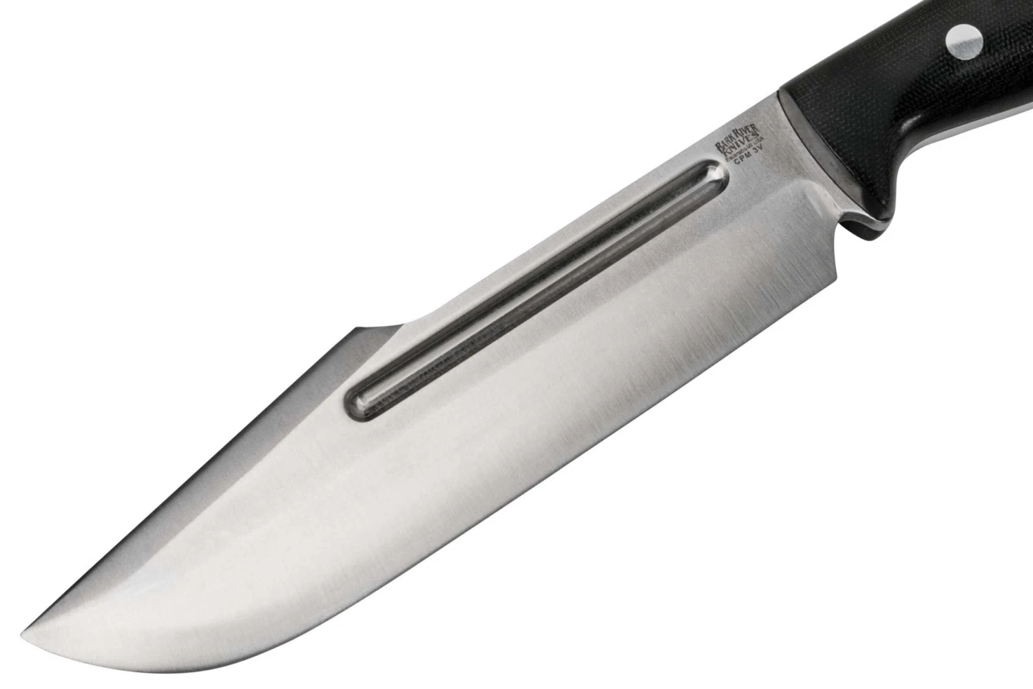 Bark River Bravo Tope Recon CPM 3V Black Canvas Micarta, Couteau De Survie 5 Bark River Bravo Tope Recon CPM 3V Black Canvas Micarta, Couteau De Survie – Image 3