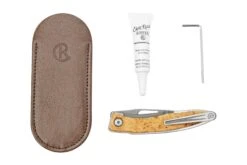 Chris Reeve Mnandi Box Elder Burl Inlay MNA-1008 Couteau De Gentleman -Couteaux Boutique CRMNDEB 09 chrisreeve