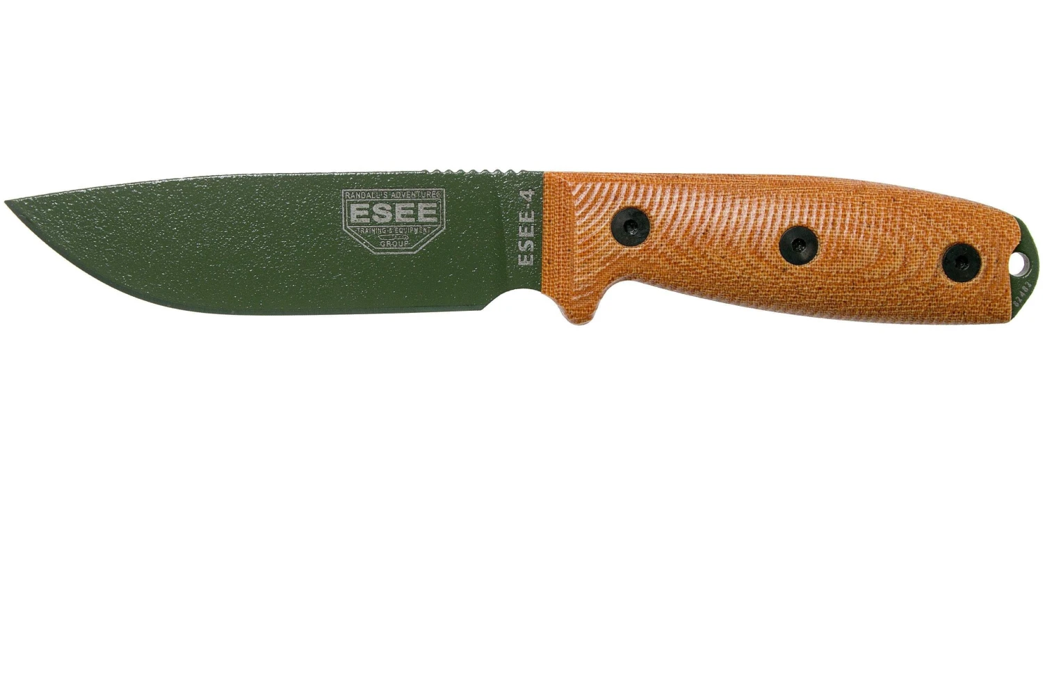 ESEE Model 4 OD Green Blade 3D Natural Canvas Micarta Couteau De Survie 4POD-011 étui Noir + Clip De Poche 3 ESEE Model 4 OD Green Blade 3D Natural Canvas Micarta Couteau De Survie 4POD-011 étui Noir + Clip De Poche