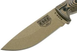 ESEE Model 5 Dark Earth Blade 3D Coyote-Black G10 Couteau De Survie 5PDE-005 étui Kydex + Clip Plat -Couteaux Boutique EE 5PDE 005 03 esee knives