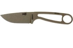 ESEE Izula Dark Earth IZULA-DE Couteau De Cou Avec étui Noir + Clip Ceinture