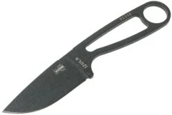 ESEE Izula Tactical Gunsmoke IZULA-TG-B Couteau De Cou Avec étui Noir, Plaquettes De Manche Et Clip Ceinture -Couteaux Boutique EE IZULA TG 04 esee knives