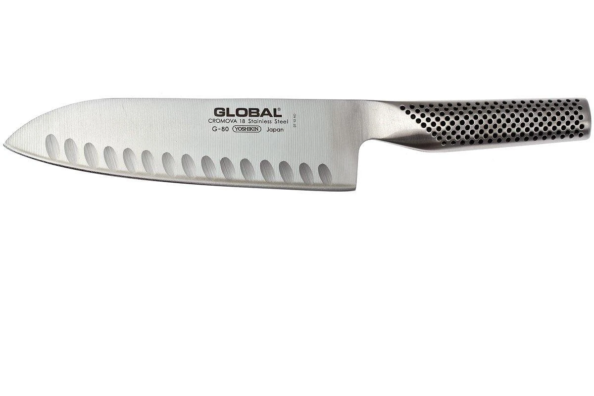Global G80, Santoku 18 Cm 3 Global G80, Santoku 18 Cm