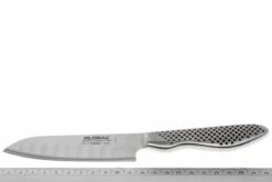 Global GS57 Couteau Santoku à Alvéoles 12 Cm -Couteaux Boutique GL GS57 05 global santoku gl gs57 d5