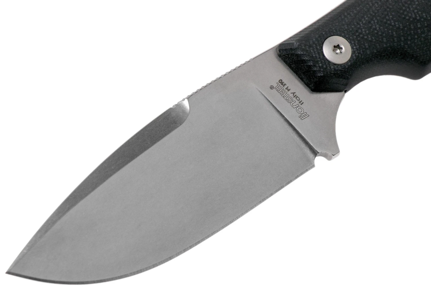 LionSteel H2 Drop Point GBK Black G10 Couteau Fixe, Tommaso Rumici Design 5 LionSteel H2 Drop Point GBK Black G10 Couteau Fixe, Tommaso Rumici Design – Image 3