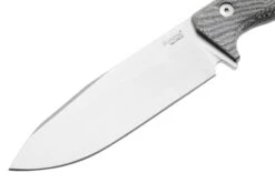 Lionsteel T6 Satin, Black Canvas Micarta T6-CVB Couteau Fixe -Couteaux Boutique LI T6 CVB 03 lionsteel