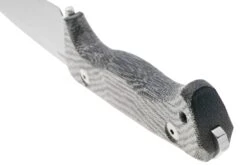 Lionsteel T6 Satin, Black Canvas Micarta T6-CVB Couteau Fixe -Couteaux Boutique LI T6 CVB 04 lionsteel