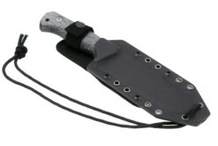 Lionsteel T6 Satin, Black Canvas Micarta T6-CVB Couteau Fixe -Couteaux Boutique LI T6 CVB 06 lionsteel