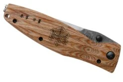 Mcusta MC-0182D Sengoku Toyotomi Hideyoshi, Yellow Pakkawood, Couteau De Gentleman -Couteaux Boutique MC 0182D 06 mcusta