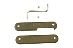 MKM Malga 6 Green Canvas Micarta Plaquettes De Manche 7 MKM Malga 6 Green Canvas Micarta Plaquettes De Manche -Couteaux Boutique MMK MXMP06 GC 03 mkm