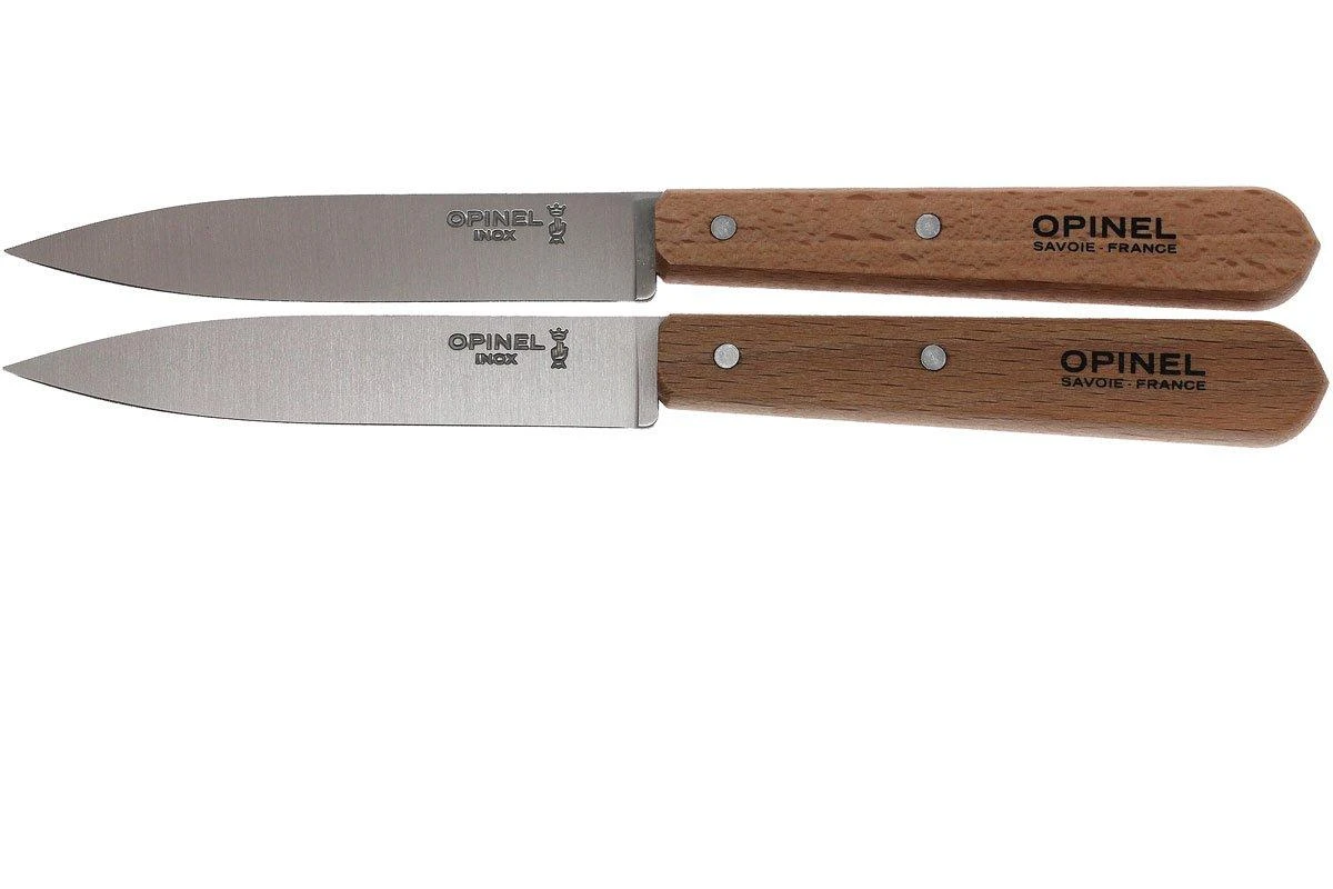 Opinel Set De 2 Couteaux D'office N°112 Naturel, Inoxydable 3 Opinel Set De 2 Couteaux D'office N°112 Naturel, Inoxydable