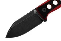 QSP Knife Canary QS141-B2 Blackwashed, Black Red G10, Couteau De Cou 10 QSP Knife Canary QS141-B2 Blackwashed, Black Red G10, Couteau De Cou -Couteaux Boutique QS141 B2 03 qsp