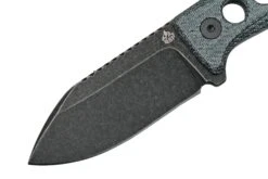QSP Knife Canary QS141-D2 Blackwashed, Denim Micarta, Couteau De Cou -Couteaux Boutique QS141 D2 03 qsp
