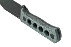 QSP Knife Canary QS141-D2 Blackwashed, Denim Micarta, Couteau De Cou -Couteaux Boutique QS141 D2 04 qsp