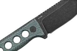 QSP Knife Canary QS141-D2 Blackwashed, Denim Micarta, Couteau De Cou -Couteaux Boutique QS141 D2 05 qsp