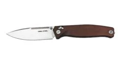 Real Steel Huginn 7653RM Red Micarta, Couteau De Poche Knivesandtools Exclusive
