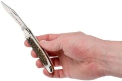 Robert Klaas Classic Line 100mm, Real Stag 383-451 Couteau & Décapsuleur -Couteaux Boutique RS383 451 07 robert klaas rs383 451 07