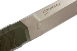 Steel Will Courage 311 Couteau Fixe, Vert -Couteaux Boutique SWK 311 04 steel will swk 311 04