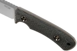 TRC Knives South Pole, Elmax, Black Canvas Micarta, Couteau De Survie -Couteaux Boutique TI SP MICBK 05 trc knives v202111