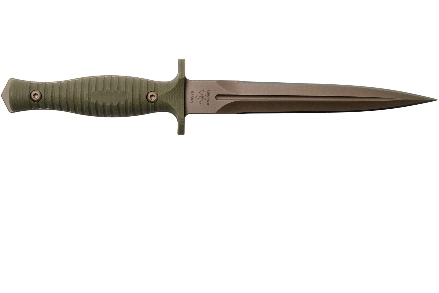 Spartan Blades George V14 Dagger FDE Blade, Olive Handle, Dague 4 Spartan Blades George V14 Dagger FDE Blade, Olive Handle, Dague – Image 2