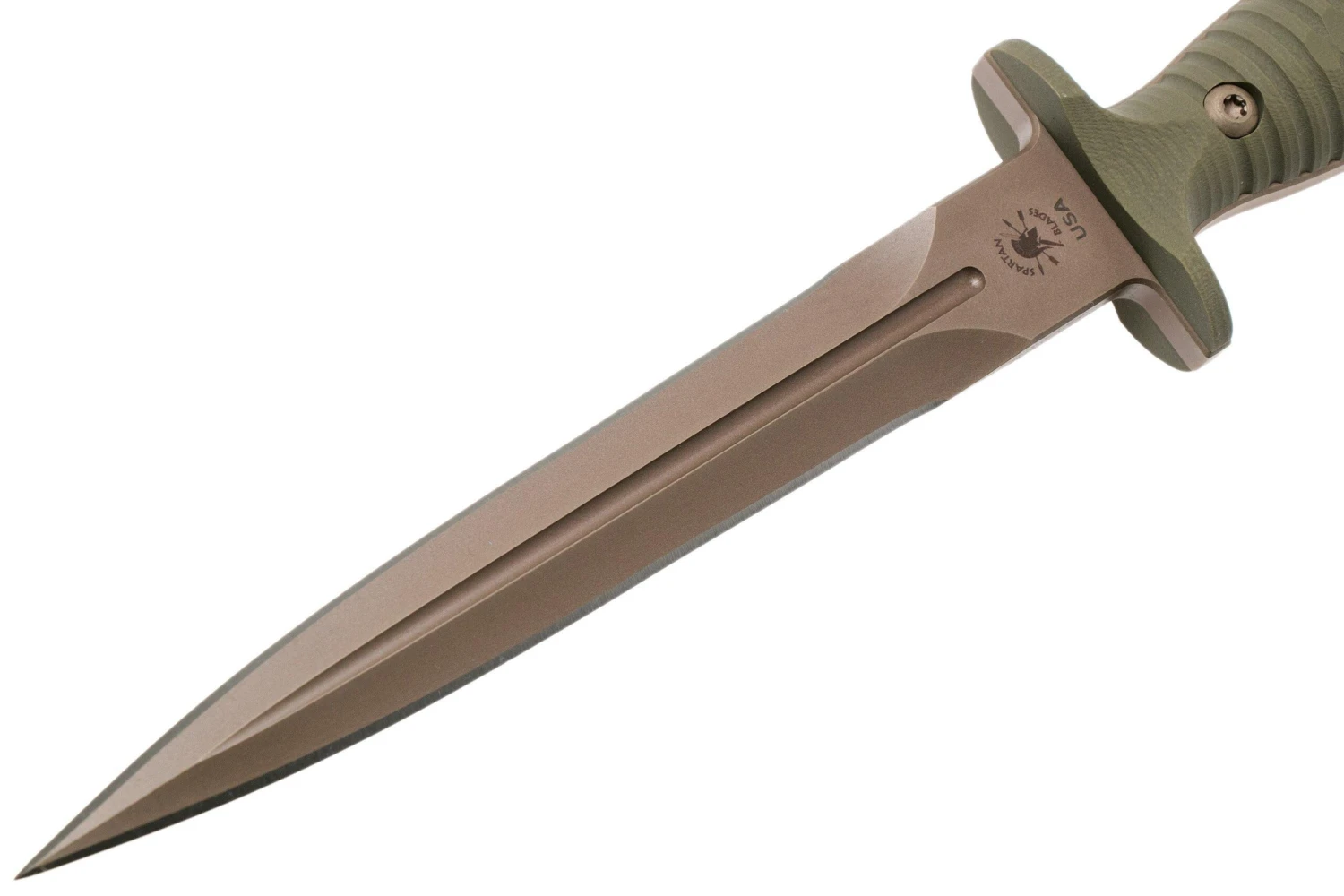 Spartan Blades George V14 Dagger FDE Blade, Olive Handle, Dague 5 Spartan Blades George V14 Dagger FDE Blade, Olive Handle, Dague – Image 3