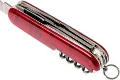 Victorinox Climber Rouge Transparent 1.3703.T Couteau Suisse -Couteaux Boutique VT1 3703 T 04 victorinox vt1 3703 t 04