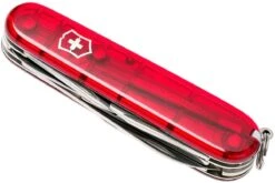 Victorinox Climber Rouge Transparent 1.3703.T Couteau Suisse -Couteaux Boutique VT1 3703 T 05 victorinox vt1 3703 t 05