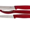 Victorinox SwissClassic Couteaux à Légumes Rouge, Ensemble De 3, 6.7111.31 -Couteaux Boutique VT6 7111 31 01 victorinox vt6 7111 31 01