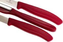 Victorinox SwissClassic Couteaux à Légumes Rouge, Ensemble De 3, 6.7111.31 10 Victorinox SwissClassic Couteaux à Légumes Rouge, Ensemble De 3, 6.7111.31 -Couteaux Boutique VT6 7111 31 04 victorinox vt6 7111 31 04